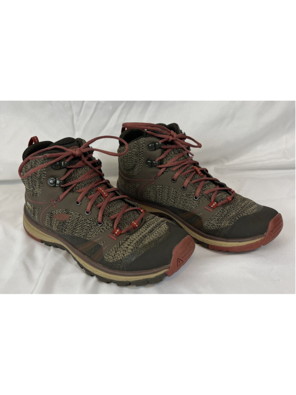 Keen Terradora II Mid Canteen Andorra Lace-Up Waterproof Hiking Boots Womens 7.5